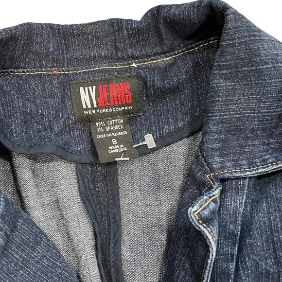 New York & Company Denim Jacket 8 - Picture 3 of 3